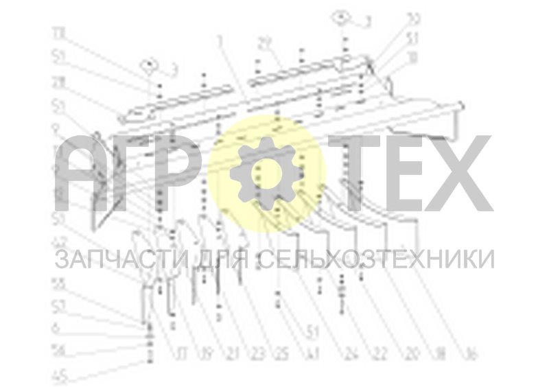 Разбрасыватель (142.14.08.100) (№1 на схеме)